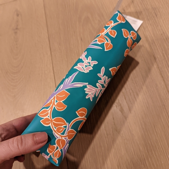 Kate Spade Teal and Orange Pencil Case - Picture 7 of 7